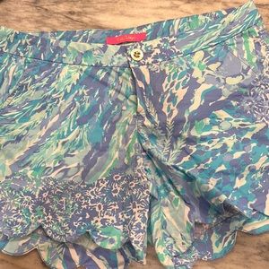 Lilly Pulitzer Scalloped Shorts